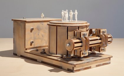 Peter Hennessey ‘The explanation (Cockpit voice recorder)’ 2014 plywood, ABS plastic and wax 17 x 34 x 20 cm Collection of the artist. Reproduced courtesy of the artist, Tolarno Galleries, Melbourne, and GAGPROJECTS/Greenaway Art Gallery, Adelaide. Photo: Andrew Curtis Peter Hennessey ‘The explanation (Cockpit voice recorder)’ 2014 plywood, ABS plastic and wax 17 x 34 x 20 cm Collection of the artist. Reproduced courtesy of the artist, Tolarno Galleries, Melbourne, and GAGPROJECTS/Greenaway Art Gallery, Adelaide. Photo: Andrew Curtis